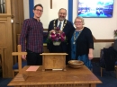 Chapel Anniversary - William with  Cllr Paul and Mrs Carol Bell